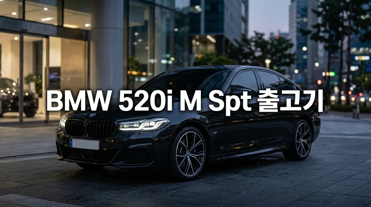 BMW 520i M Spt 카본블랙 출고기: 첫 수입차 드림을 현실로 만들다