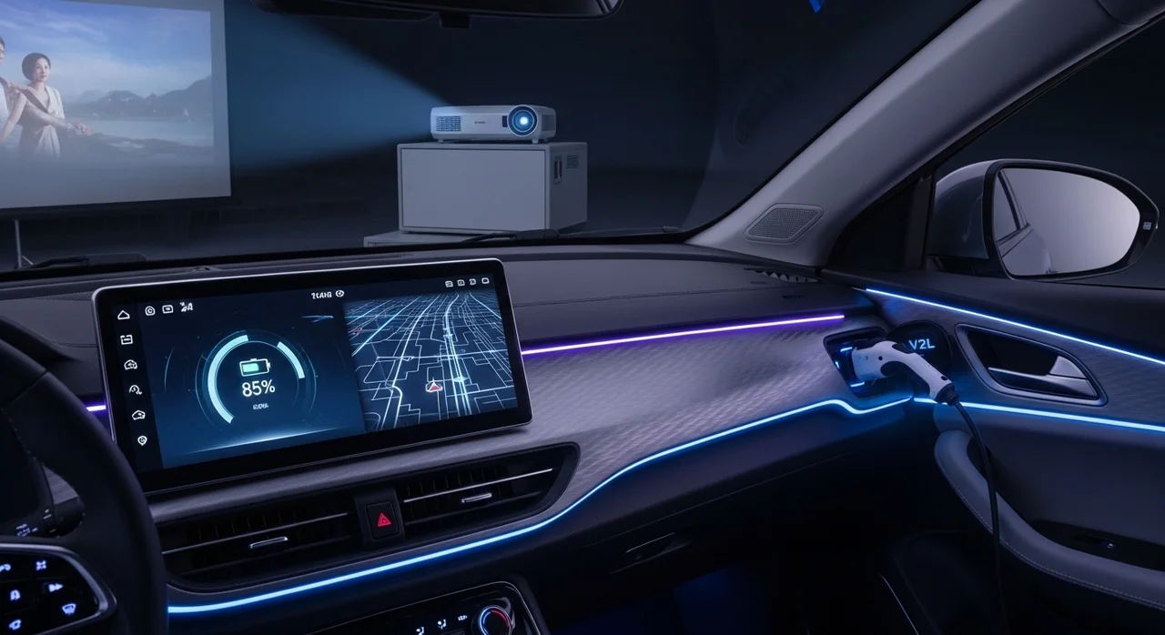 차박의 품격을 높이는 2026EV3의 첨단 기술 및 편의 기능