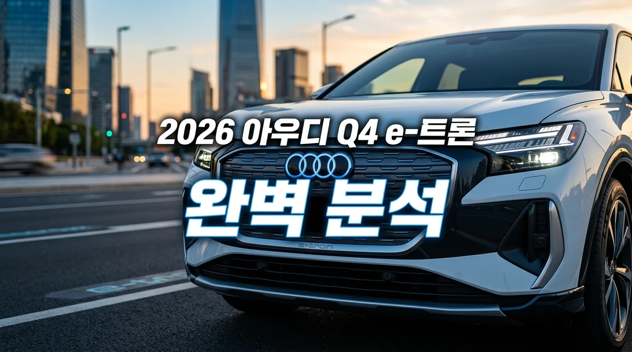 2026 아우디 Q4 e-트론: 전기차 보조금, 실주행거리, 파격 프로모션 완벽 가이드