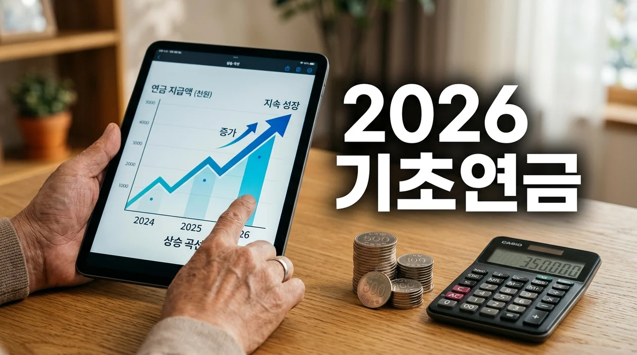 2026년 기초연금 모의계산: 수령액 인상부터 소득인정액 계산법까지 총정리
