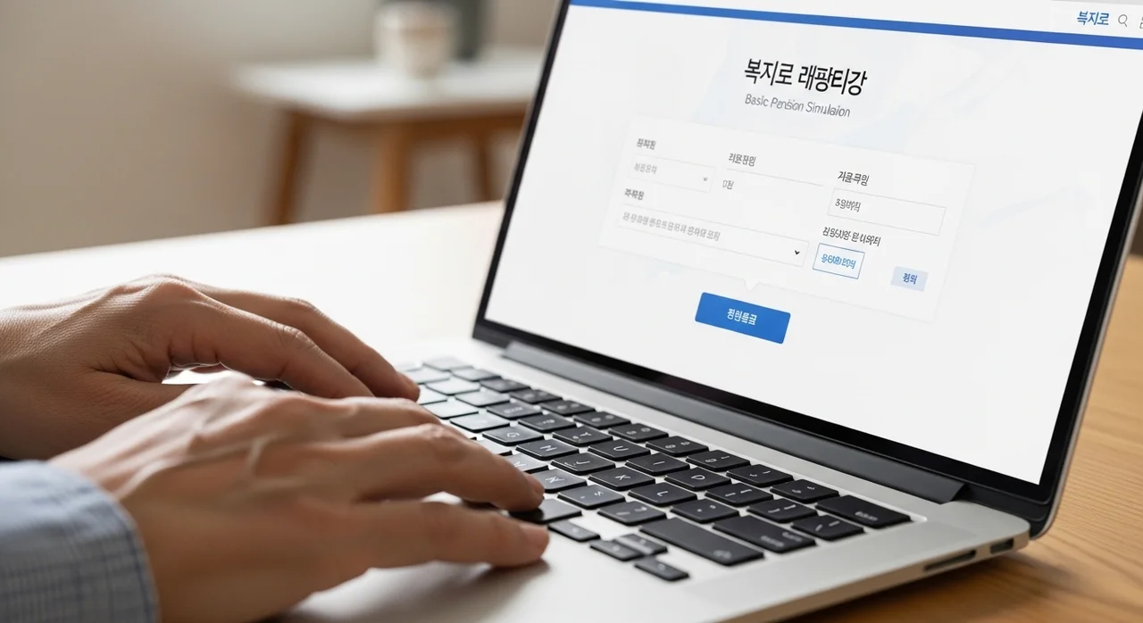 복지로 모의계산 활용법: 내 기초연금 수령액 직접 확인하기