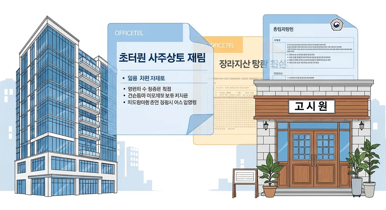 오피스텔·고시원 신청, 정말 가능한가요? - 주거 유형 심층 분석