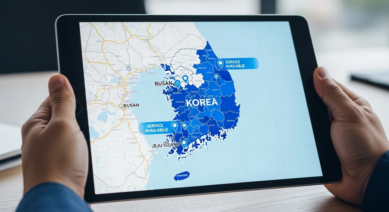 종량제닷컴 배송 가능 지역 상세 확인