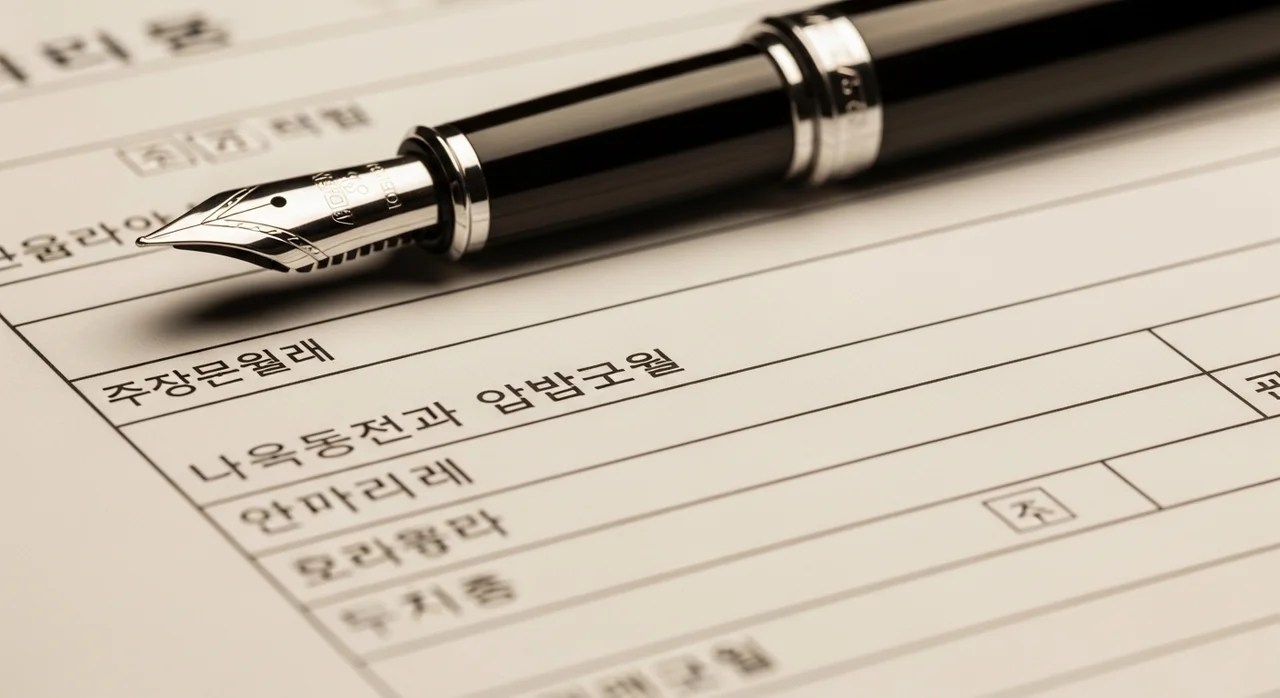 의견제출 서류 양식 및 구체적인 작성 방법