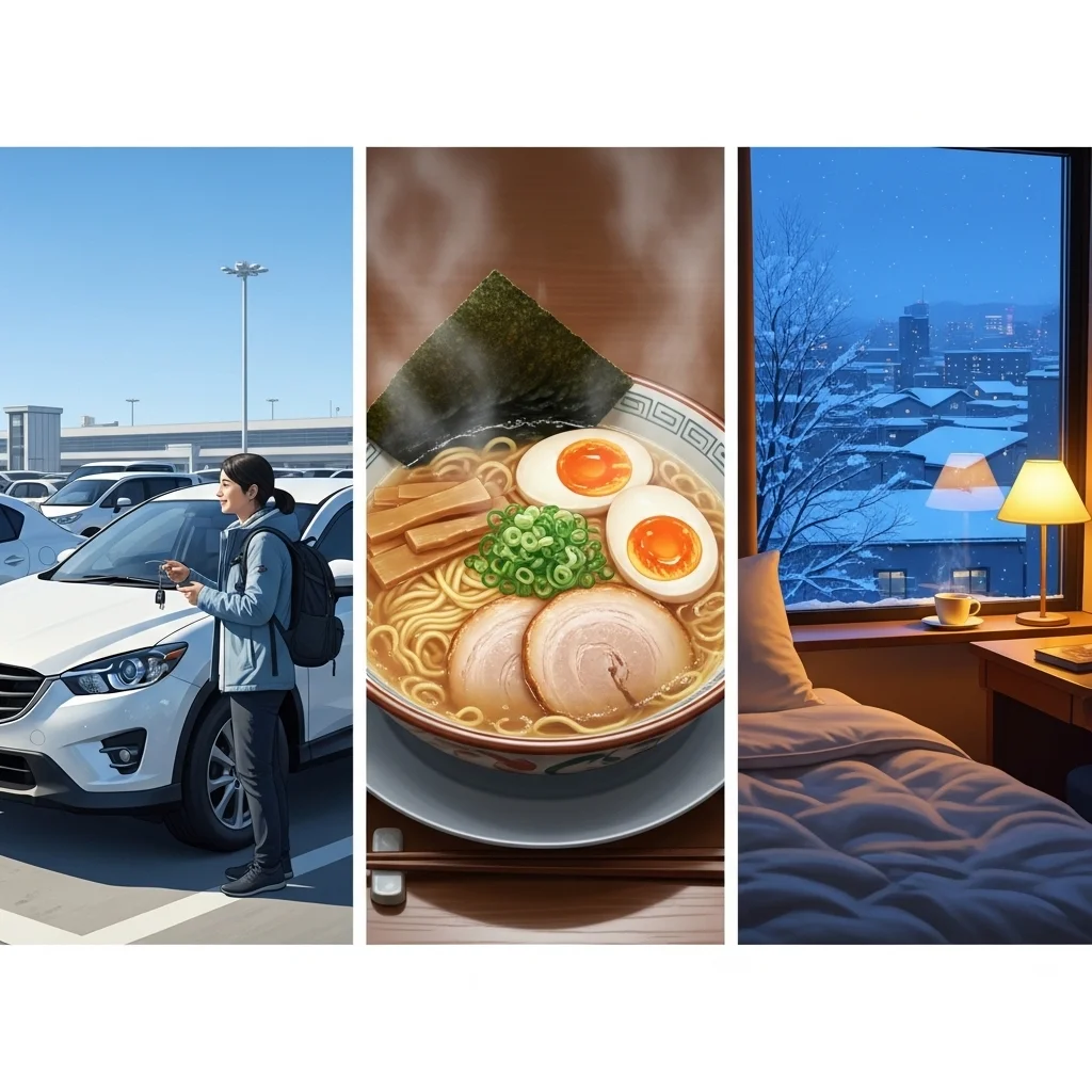 아사히카와 공항에서 여행 시작하는 3단계