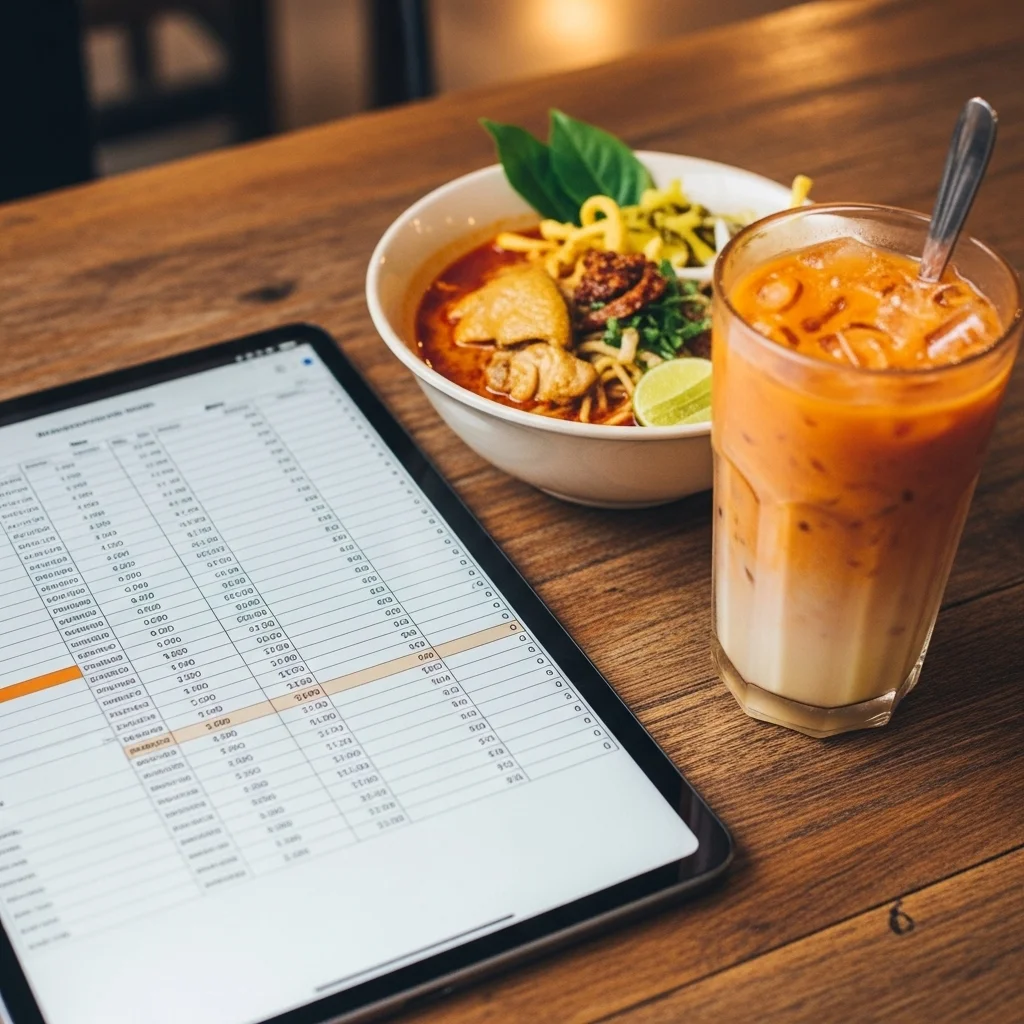 한눈에 보는 2026년 치앙마이 생활비 항목별 요약