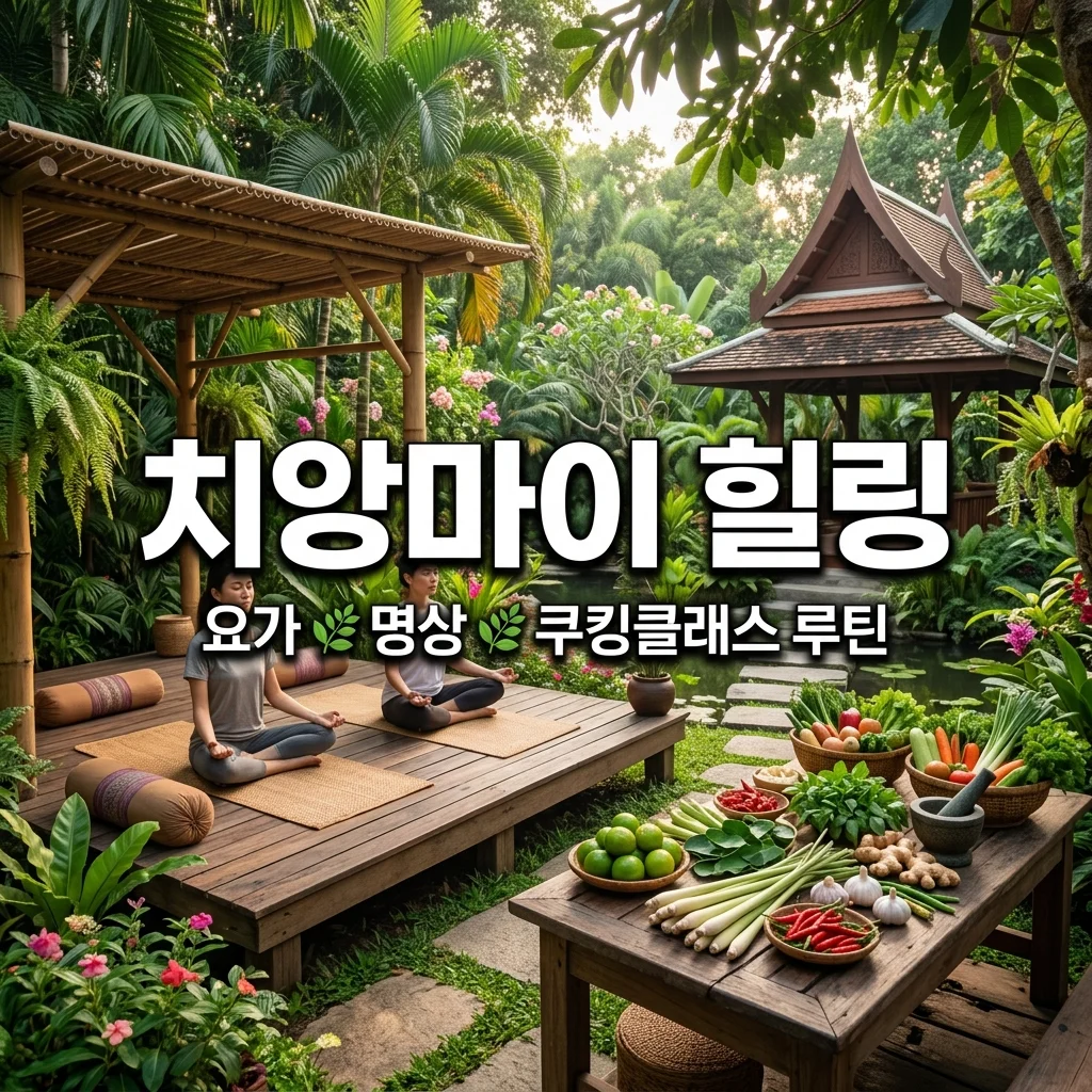치앙마이 쿠킹클래스 요가 명상, 나를 위한 힐링 루틴 가이드