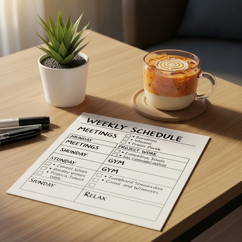 치앙마이 힐링 루틴 1일 권장 일정