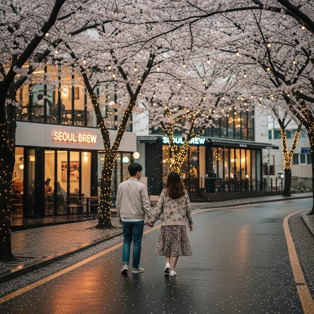 3. 마포 당인리 발전소: 감성 가득한 벚꽃길