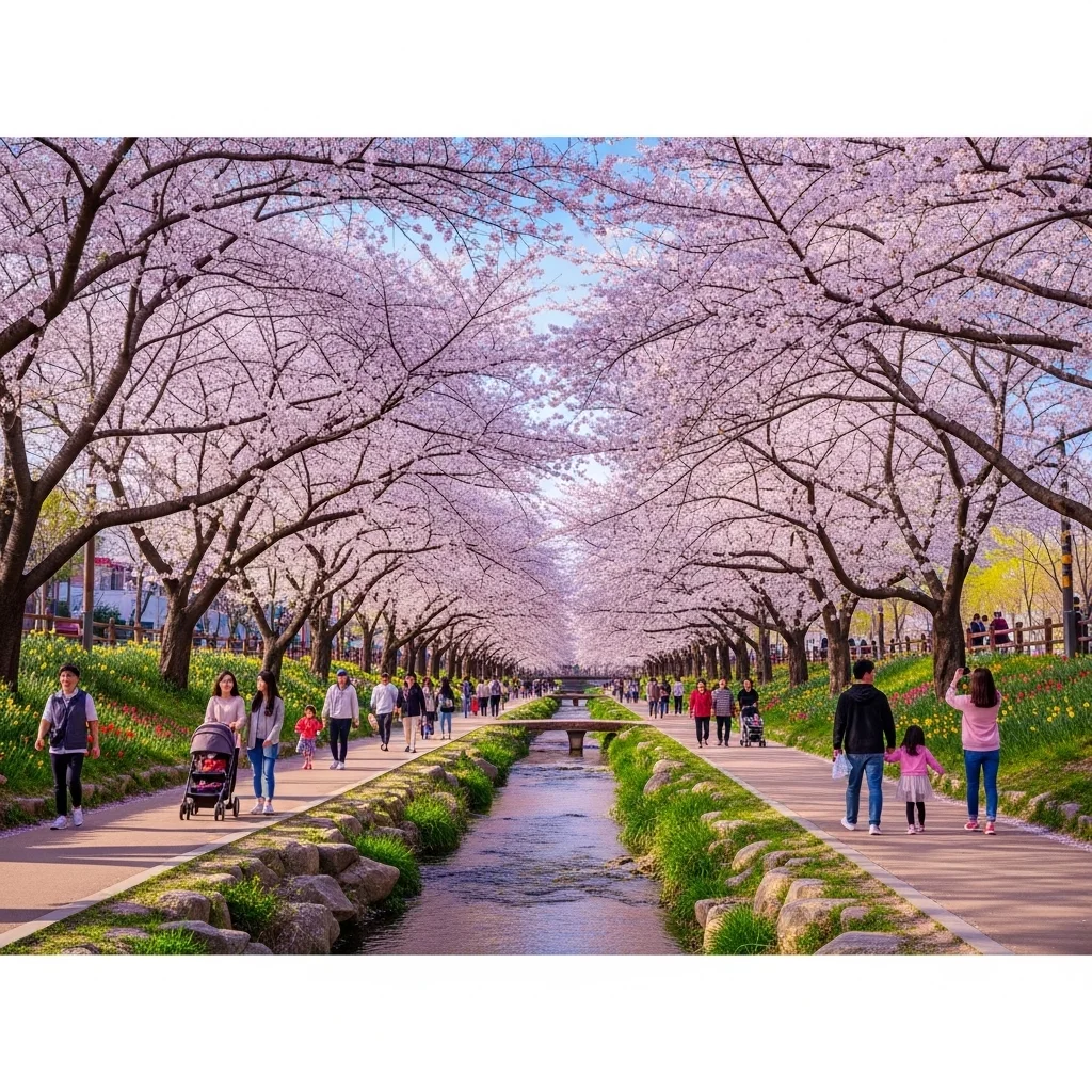 감성 가득한 산책, 양재천 벚꽃길 코스 가이드