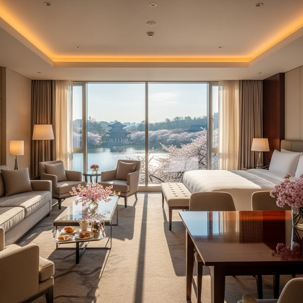 벚꽃 인파 걱정 없는 프라이빗 벚꽃 호캉스