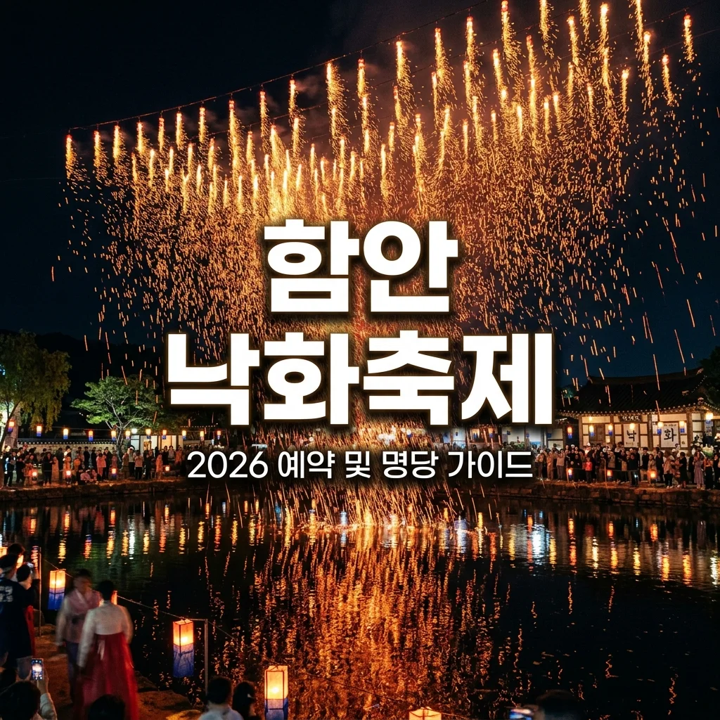 2026 함안 낙화축제 예약 방법 및 실패 없는 명당 위치 선정 꿀팁