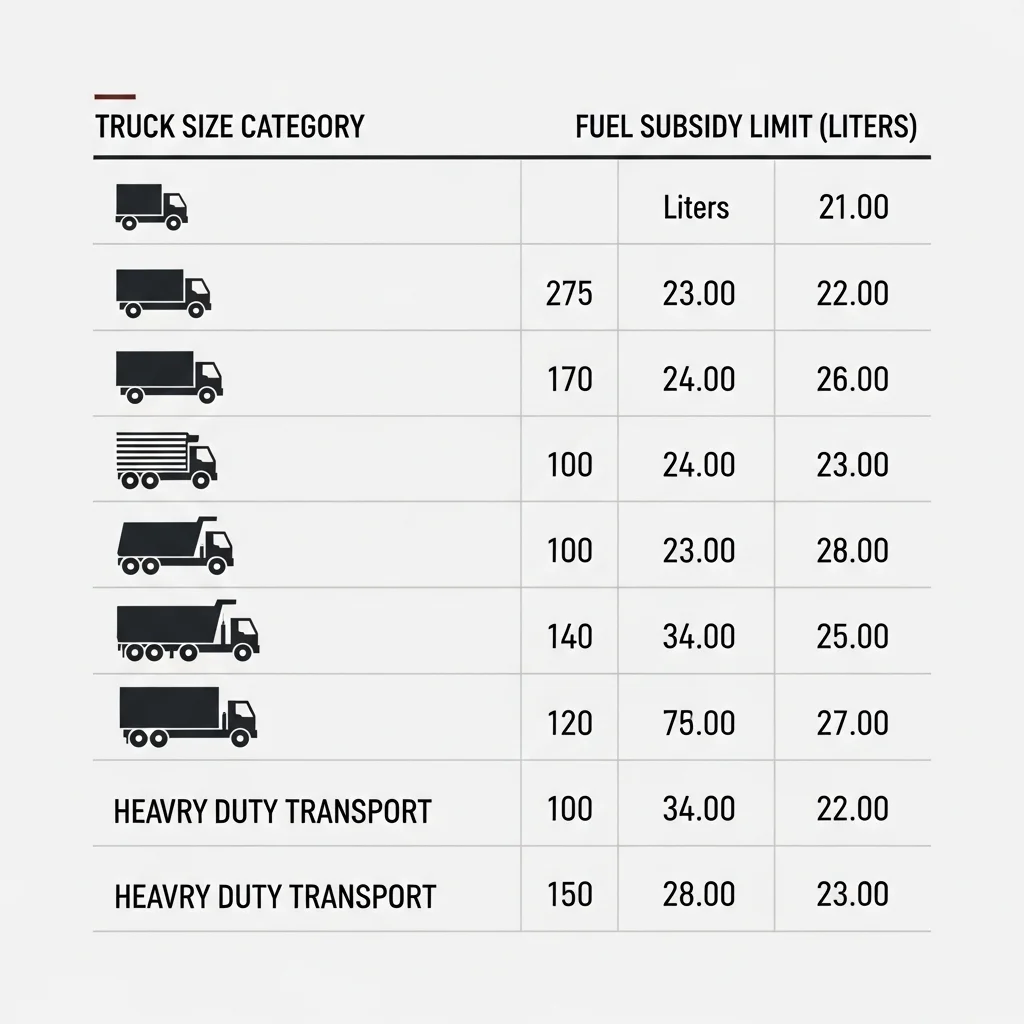 내 차는 얼마까지? 톤수별 유가보조금 지급 한도 총정리