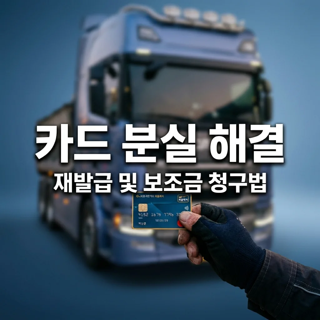 유가보조금 유류구매카드 분실 재발급 절차와 공백기 보조금 청구 가이드