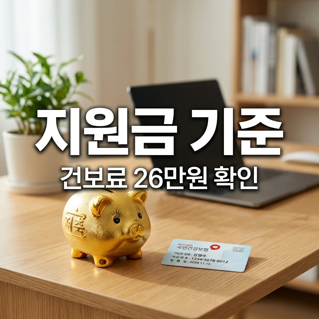 소득 하위 70% 건보료 26만원 이하면 지원금 받나? 가구별 커트라인 확인