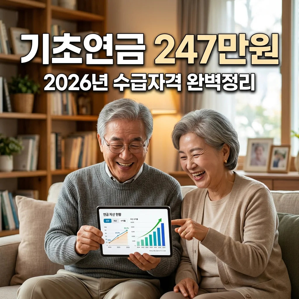 기초연금 소득 하위 70% 선정기준 247만원 확정! 65세 수급 자격과 재산 산정법