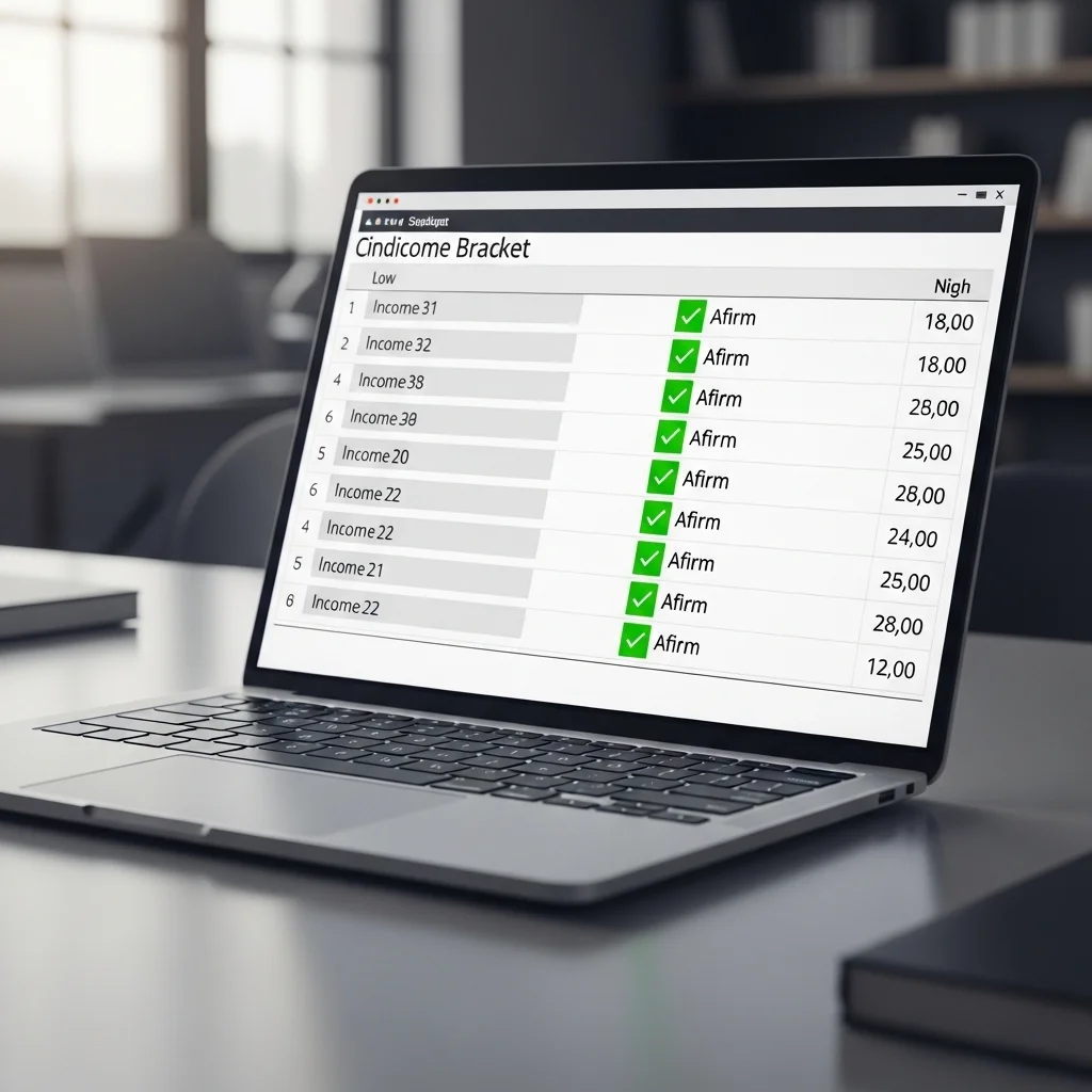 가구원수별 소득 하위 70% 상세 기준표