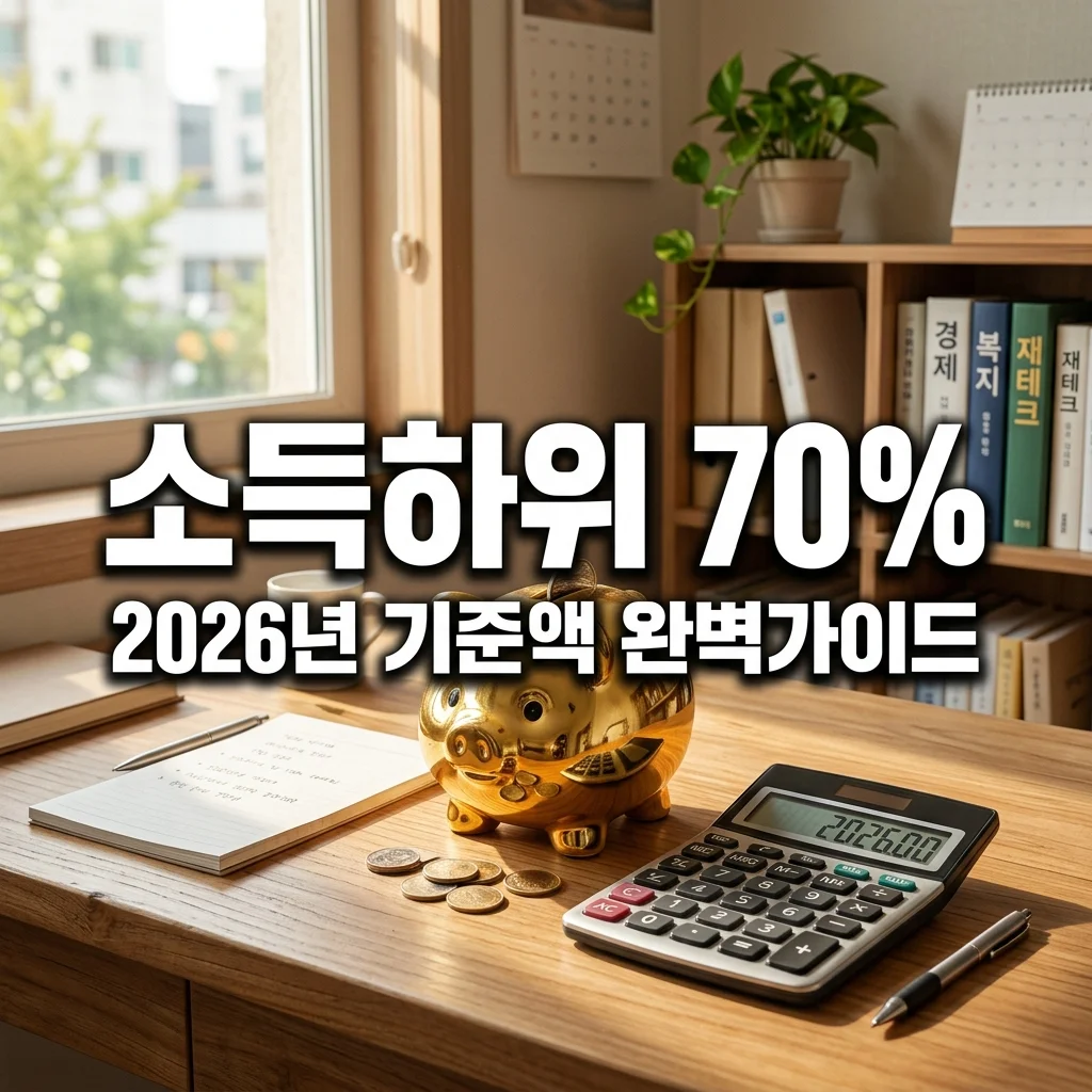 2026년 소득 하위 70% 선정기준액 8.3% 인상! 복지 혜택 자격 총정리