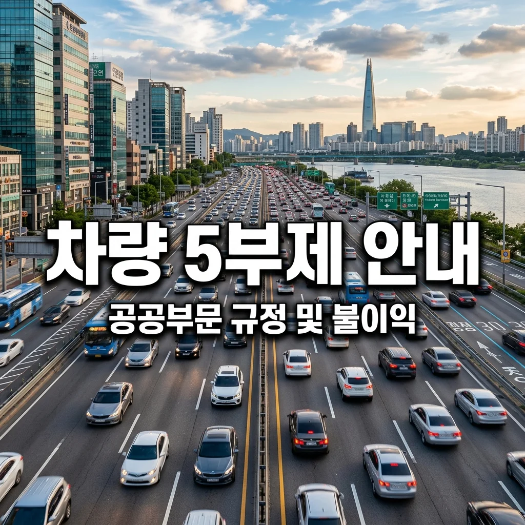 차량 5부제 시행일 규정 및 공공부문 승용차 운행 제한 위반 시 불이익 총정리