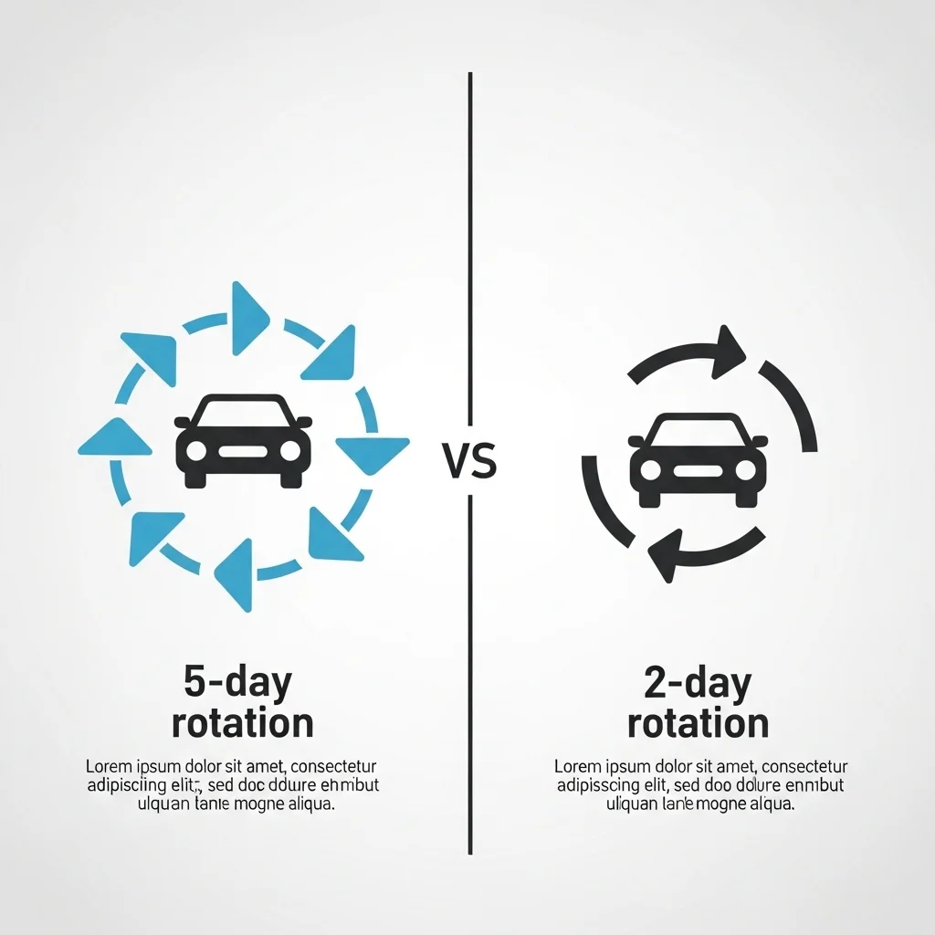 차량 2부제 vs 5부제 차이점 비교