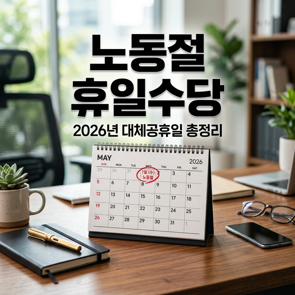 2026년 5월 1일 노동절 공휴일 대체공휴일 적용 여부와 휴일 수당 계산