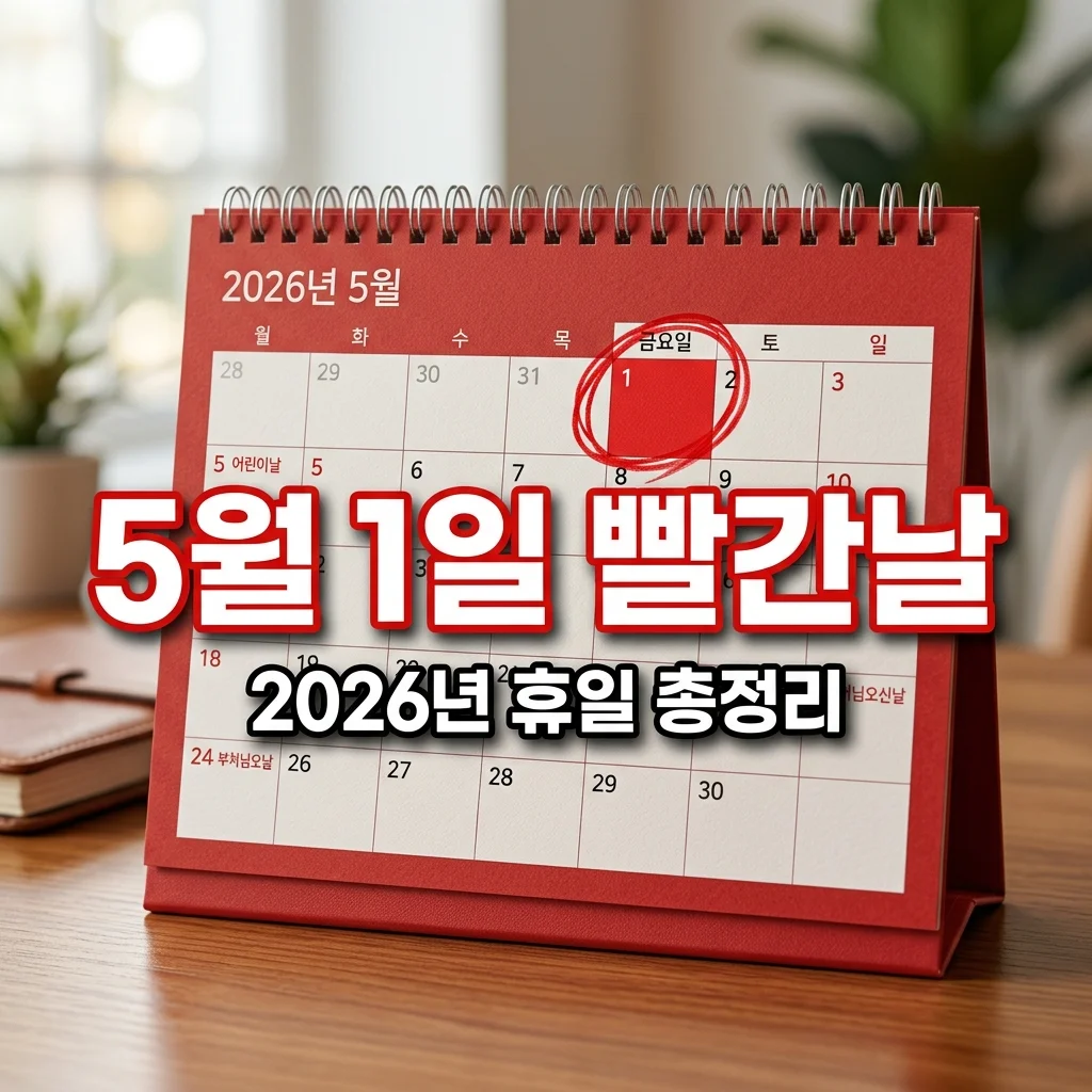 5월 1일 노동절 법정 공휴일 지정! 2026년 달라지는 휴일 달력 완벽 정리