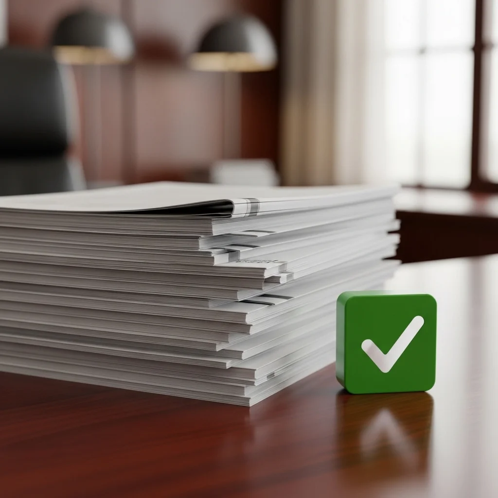 제출 서류 체크리스트 및 파일 형식 주의사항