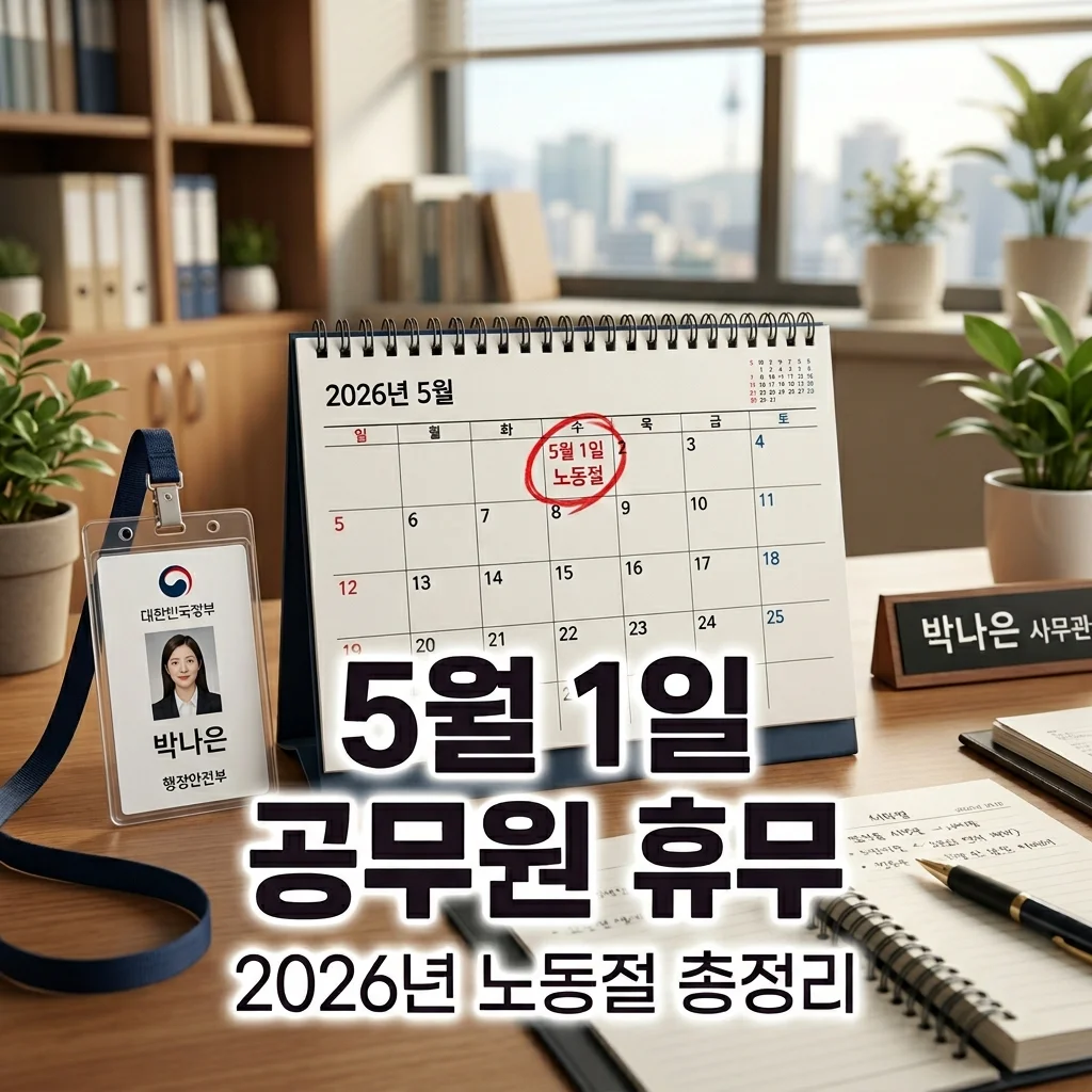 2026년 5월 1일 노동절 공무원도 쉬나요? 법정공휴일 적용 범위 총정리