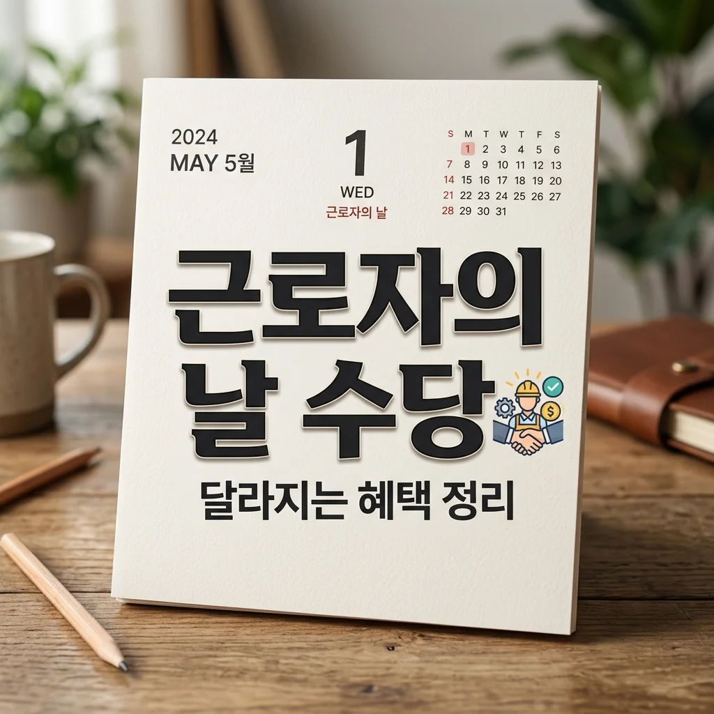 근로자의 날 법정공휴일 전환 시 달라지는 휴일 수당과 대체공휴일 총정리