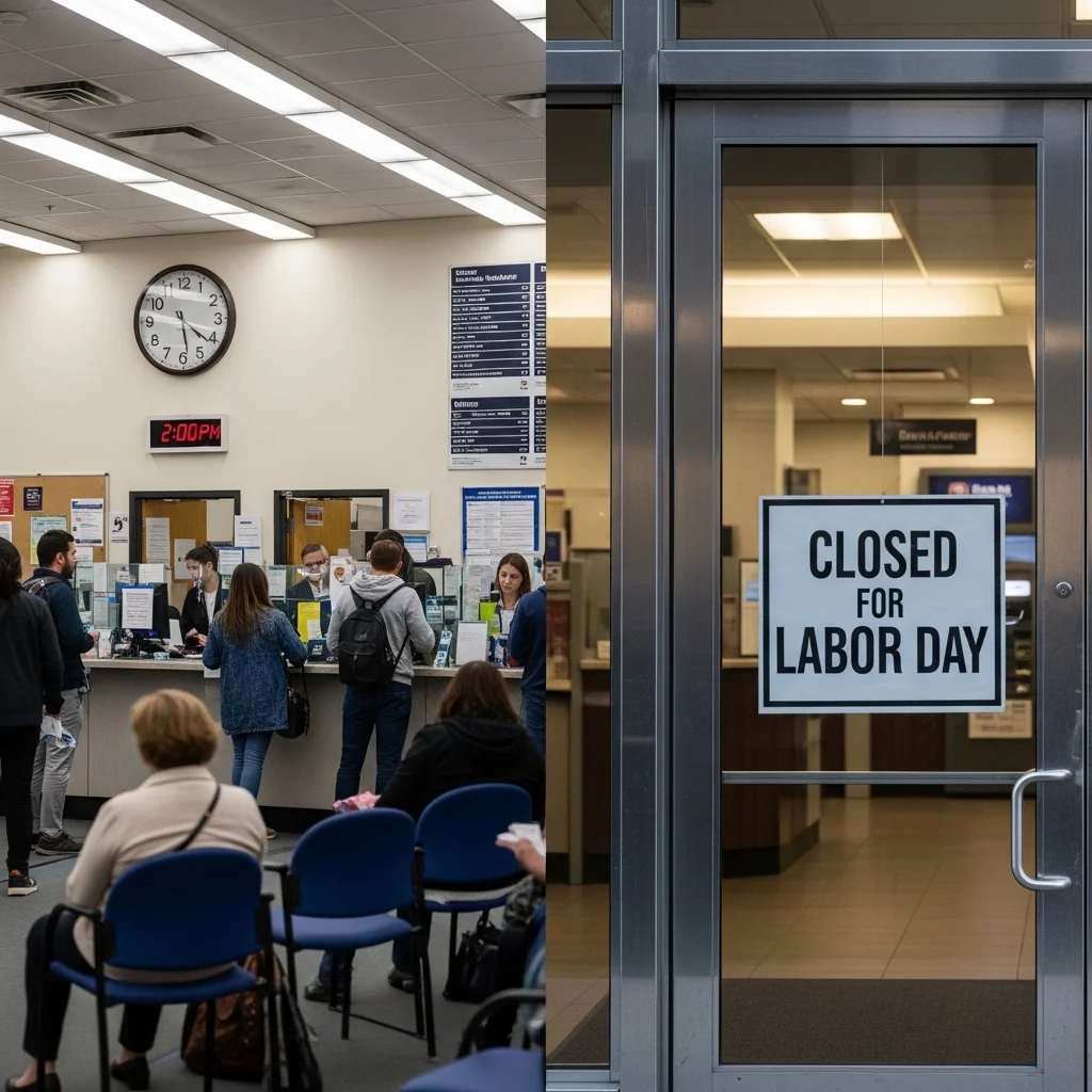 관공서, 우체국, 은행 업무 보러 가도 될까?