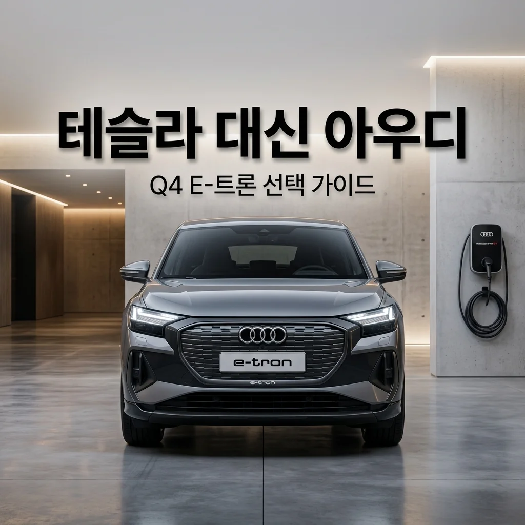 테슬라 모델Y 대신 아우디 Q4 E트론 스포트백 선택한 이유: 2026년형 옵션 분석