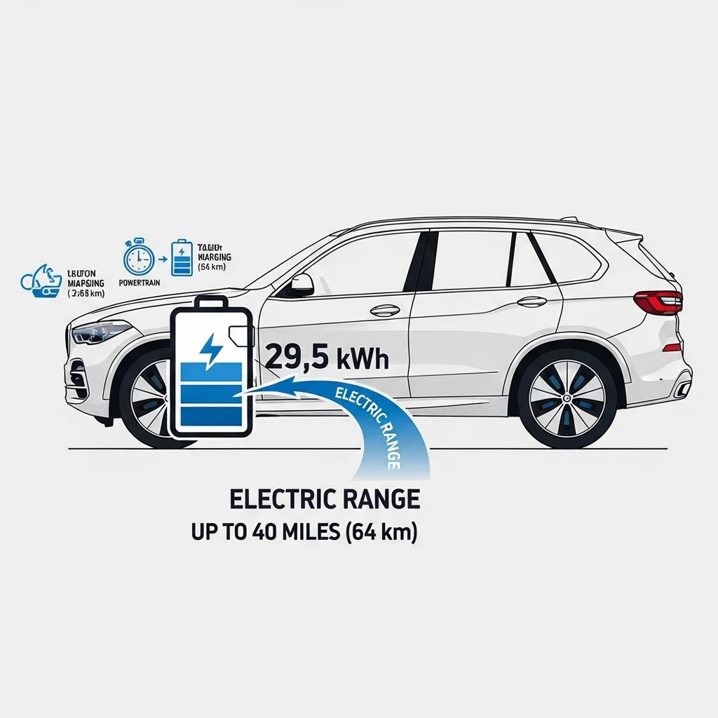2026 BMW X5 50e 제원 및 유지비 핵심 요약