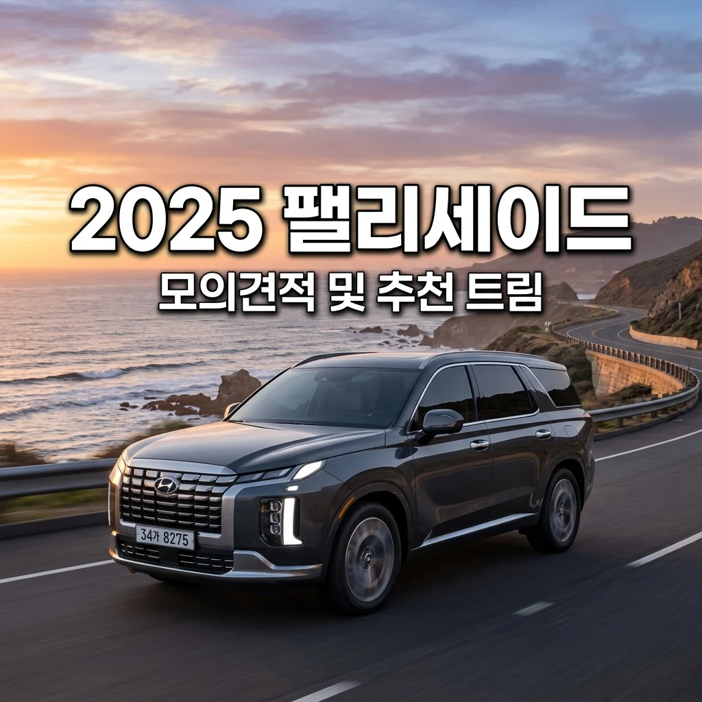 2025 팰리세이드 풀체인지 모의견적 가이드: 추천 트림 및 실구매가