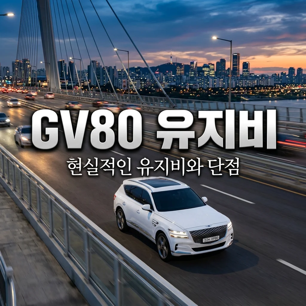제네시스 GV80 2.5 가솔린 1년 유지비 총정리! 실오너의 치명적 단점 분석