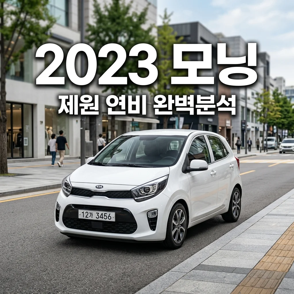 2023 모닝 중고차 제원 크기 분석: 출퇴근 연비와 잔고장 이슈 정리