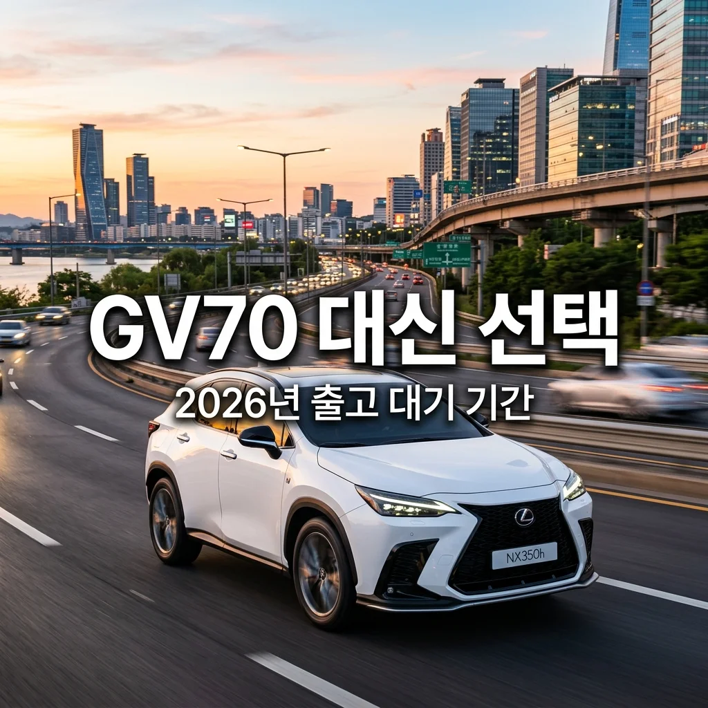 제네시스 GV70 포기? 렉서스 NX350h 럭셔리 선택 이유와 2026년 출고 대기 기간