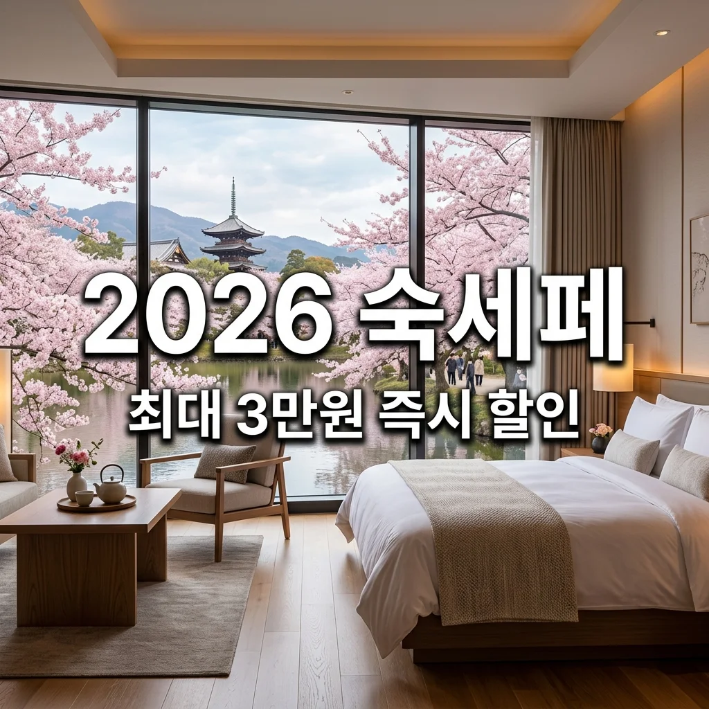 2026 숙박세일페스타(숙세페) 봄편 쿠폰 받는 법 및 할인 꿀팁 총정리