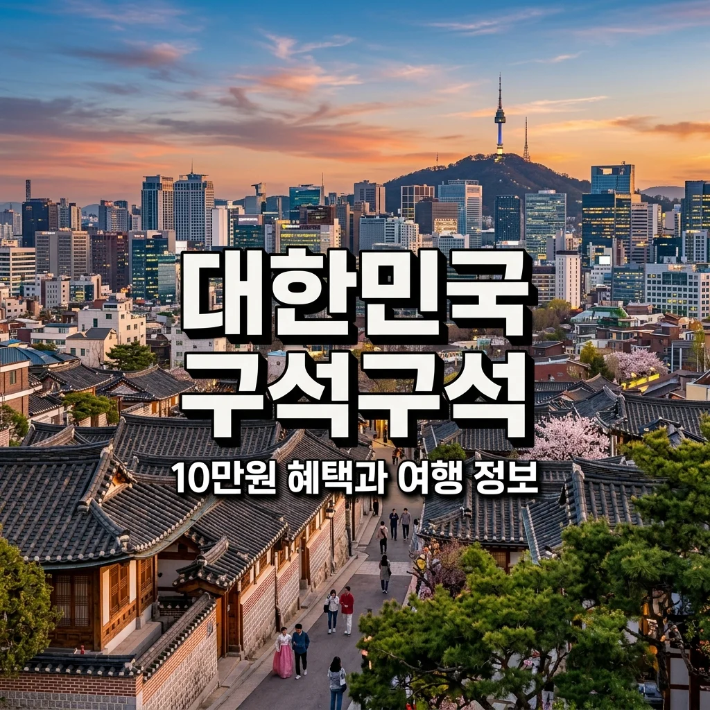 대한민국구석구석 10만원 혜택 및 2026 국내여행 완벽 가이드