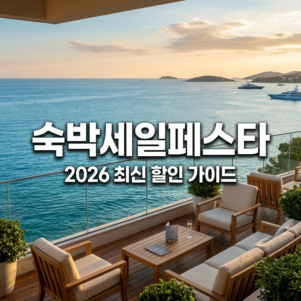 2026 숙박세일페스타 쿠폰 발급 방법 및 호텔 할인 혜택 총정리