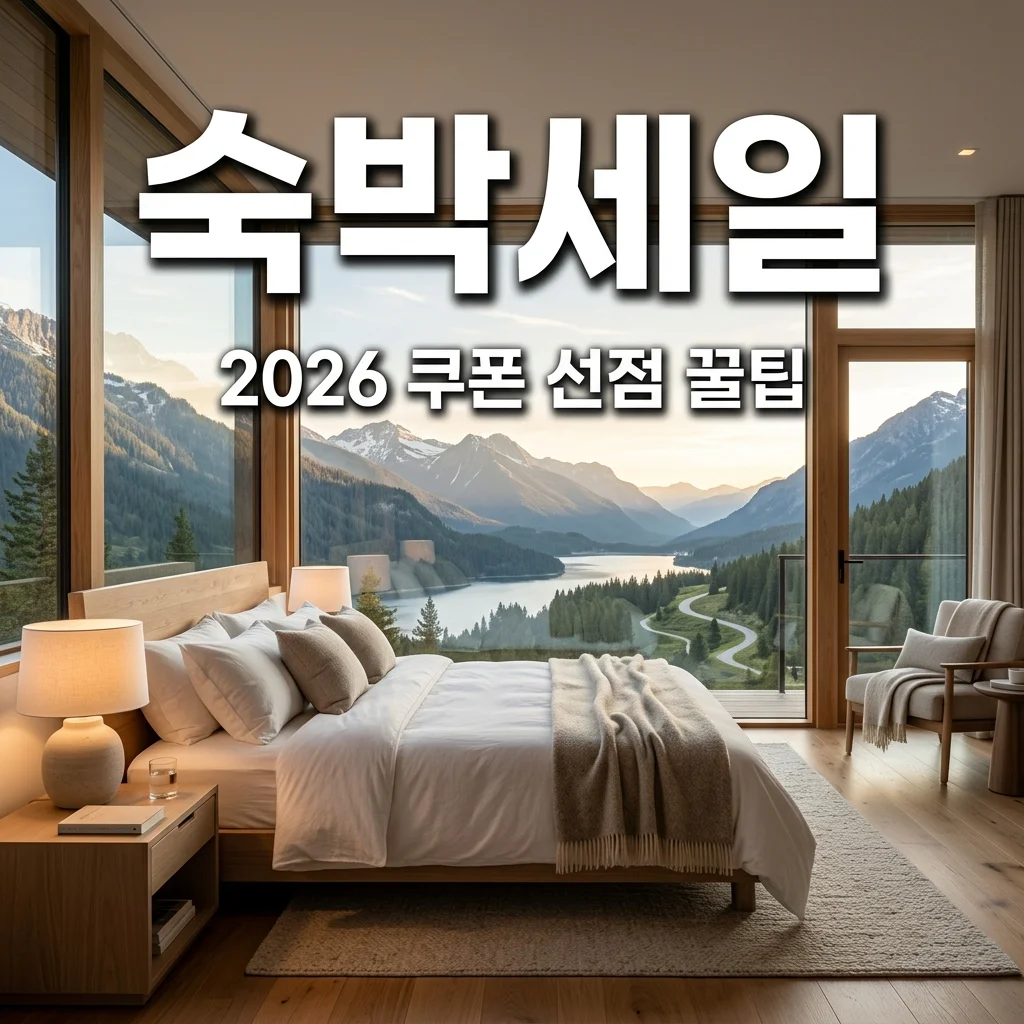 2026 숙박세일페스타 발급시간 야놀자 여기어때 쿠폰 선점 꿀팁