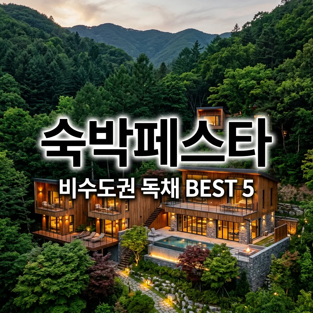 숙박세일페스타 비수도권 사용처 추천: 2026년 가성비 독채 펜션 BEST 5