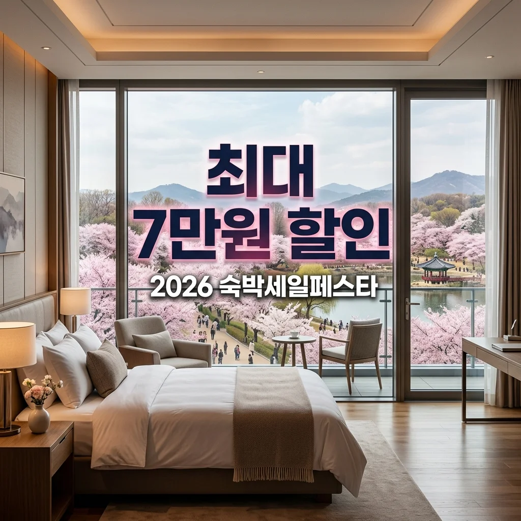 2026 숙박세일페스타 최대 7만원 할인! 봄 가족 여행 추천 및 예약 가이드