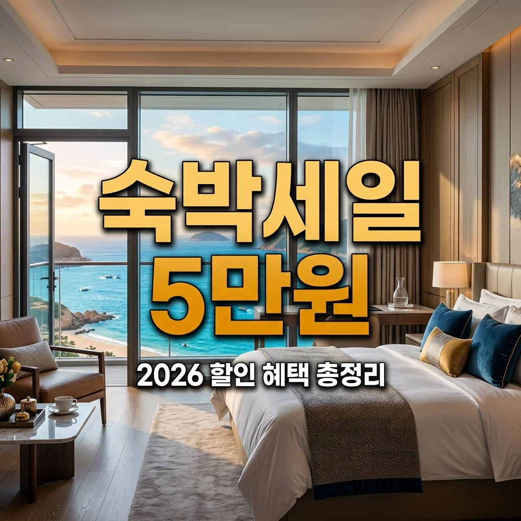 2026 숙박세일페스타 할인 금액 총정리! 5만 원 구간별 혜택 완벽 가이드