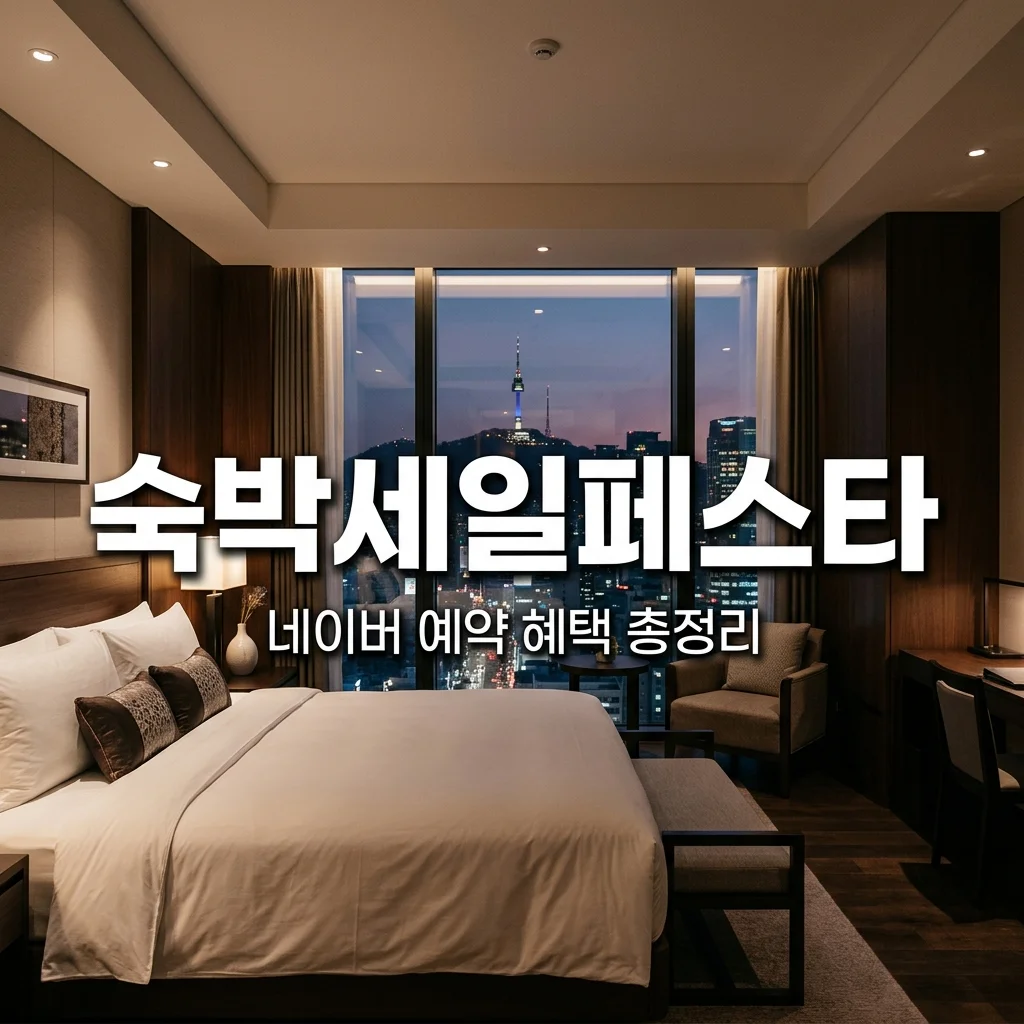 숙박세일페스타 네이버 예약 포인트 적립 및 취소 규정 완벽 가이드