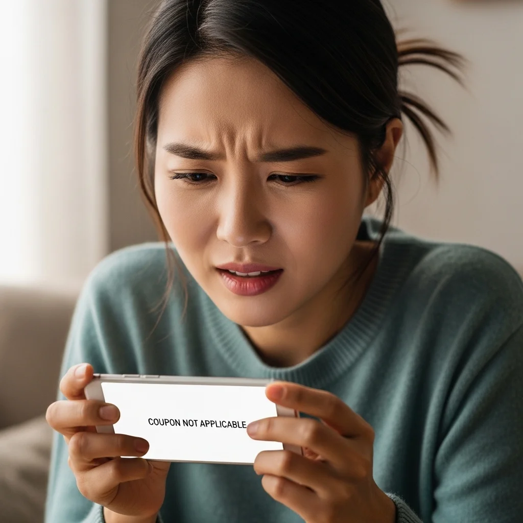 절대 안 돼요! 쿠폰 적용이 안 되는 대표적인 경우 3가지