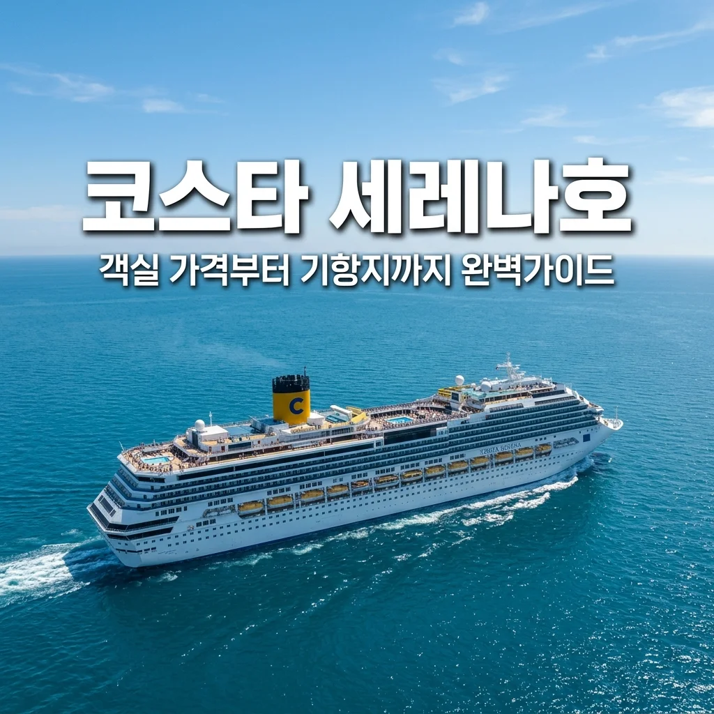 한국 출발 코스타세레나호 크루즈 가격 객실 등급 뷔페 기항지 투어 완벽 정리