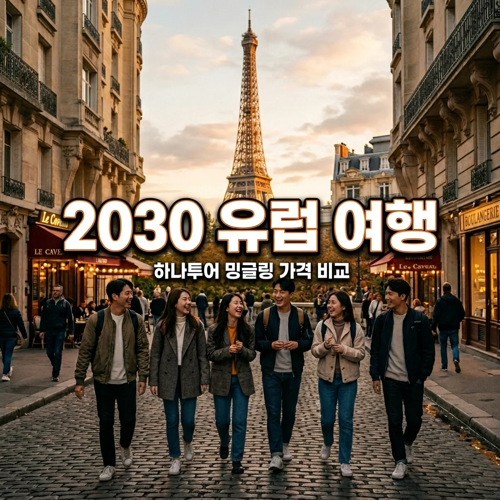 하나투어 밍글링 유럽 2030 전용 상품 가격 비교 및 동행 만족도 후기
