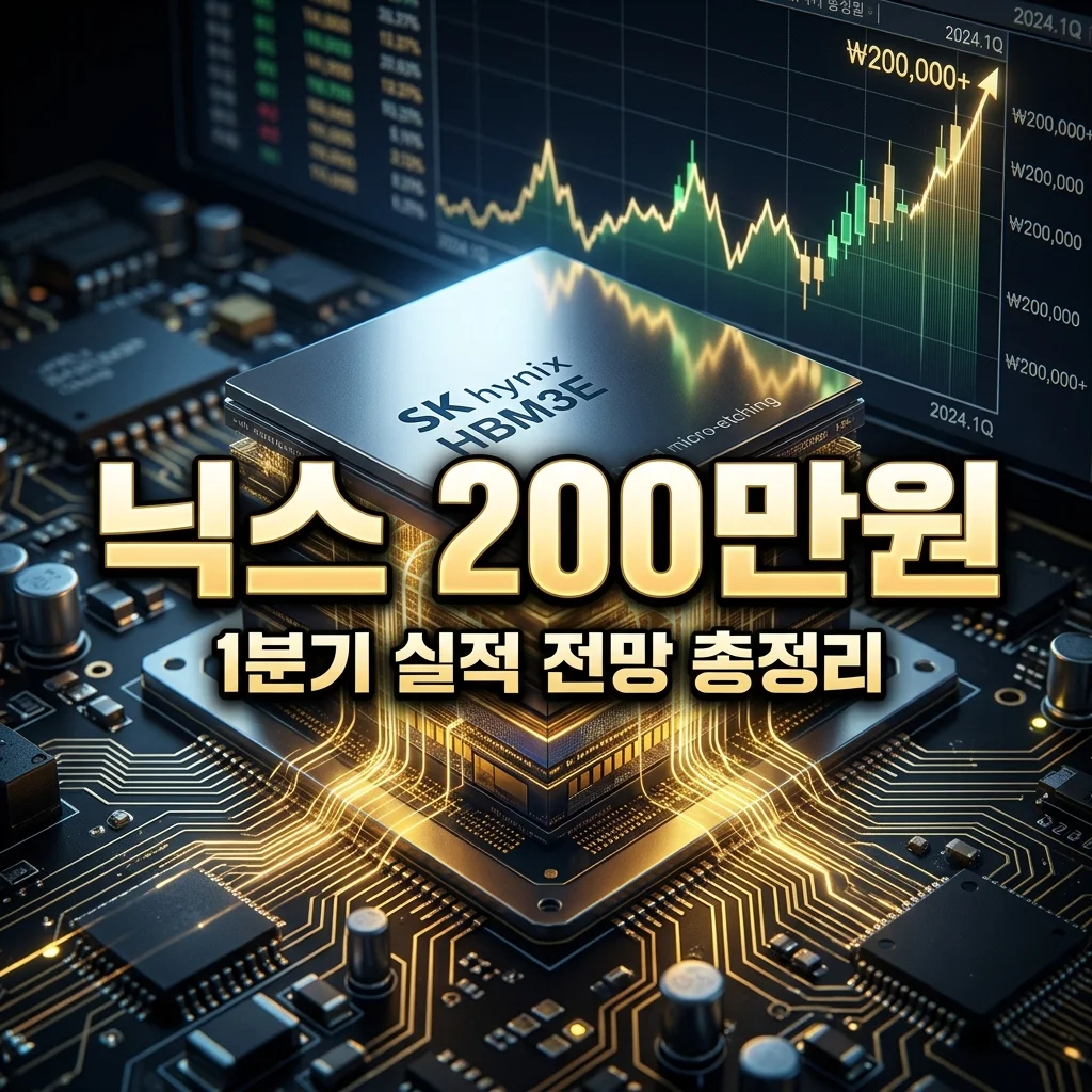 SK하이닉스 목표주가 200만원 시대? 1분기 어닝 서프라이즈 전망 및 투자 포인트 정리
