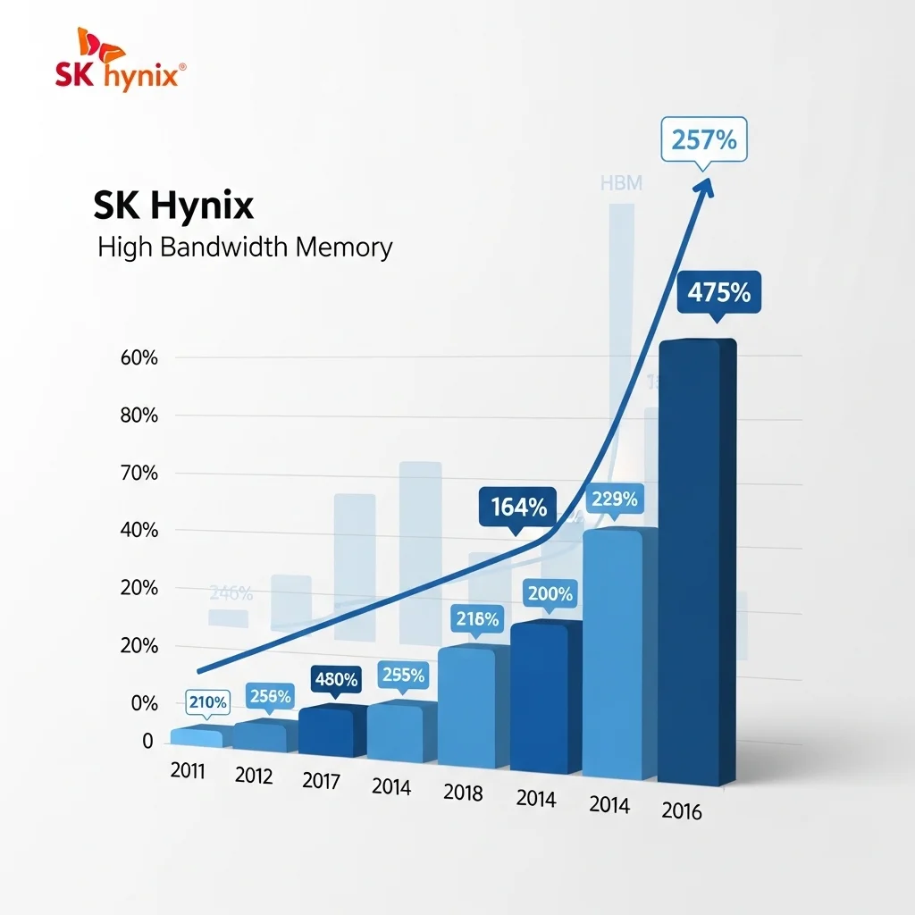 HBM 시장 점유율 및 실적 지표 한눈에 보기