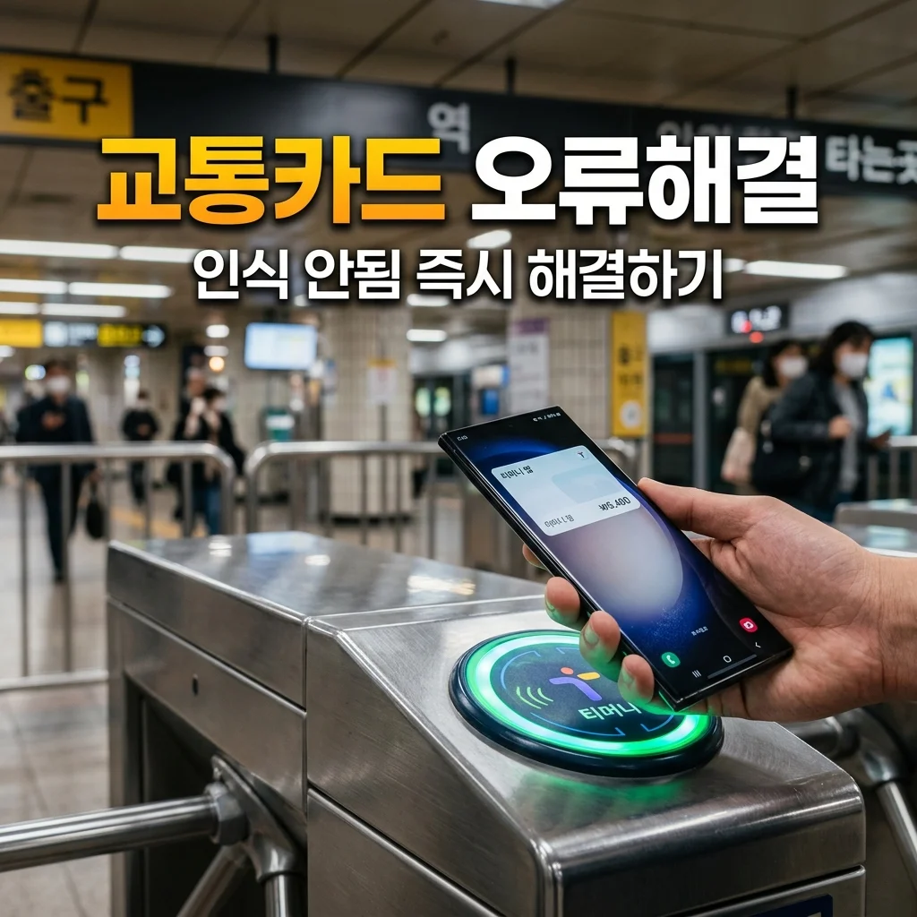 삼성페이 교통카드 인식 안됨? 유심 USIM 에러 해결 및 티머니 연동 방법